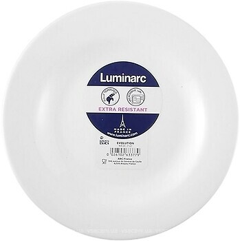 Фото Luminarc тарілка для десерту Quadrato White (E6983)