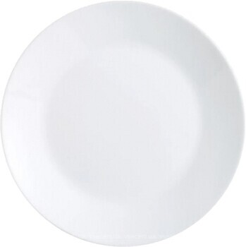 Фото Luminarc тарілка обідня 25 см Zelie White (V3729)