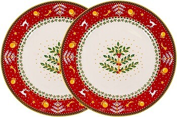 Фото Lefard набор тарелок Рождественская коллекция 2 шт (924-820)