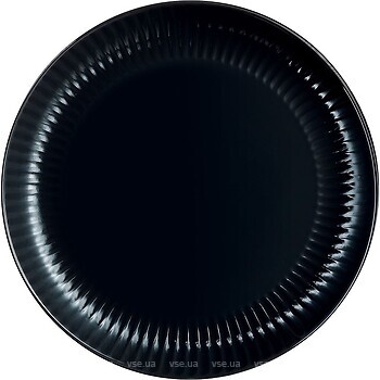 Фото Luminarc тарілка 25 см Cottage Black (V2120)