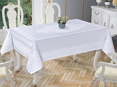 Фото Beytug (Beysu) Tropik Home Gold Etamin Damask 150x220 white