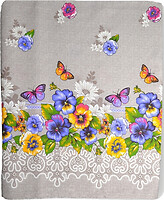 Фото Home Line скатертина Фіалкові метелики 150x220 (130562)