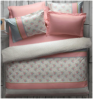Фото Karaca Home Meyra розовый пике двуспальный Евро