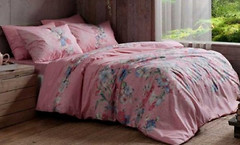 Фото TAC Fleur Pink двуспальный Евро Макси