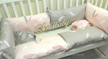 Фото Sindbaby Защитный бортик сатин-07