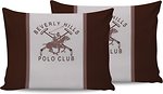 Фото Beverly Hills Polo Club 029 набор наволочек brown 50x70