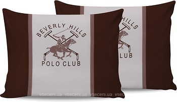 Фото Beverly Hills Polo Club 029 набір наволочок brown 50x70
