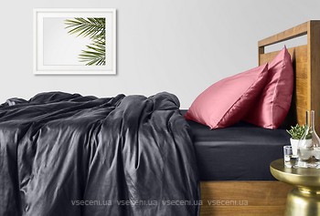 Фото Cosas Сатин двоспальний Євро сірий пудра