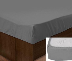Фото Soundsleep 148 Gray Простынь на резинке 160x200