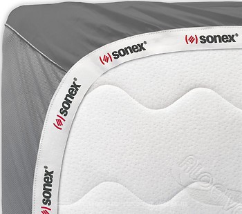 Фото Sonex Aero Carbon Grey Простирадло на гумці 140x200x25