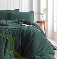 Фото Soundsleep Stonewash Adriatic dark green двоспальний Євро