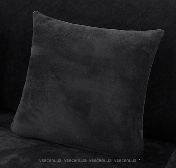 Фото Homytex Наволочка мікрофібра чорна 45x45