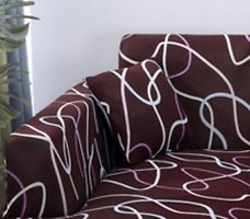 Фото Homytex Наволочка біфлекс Хвиля кавова 45x45