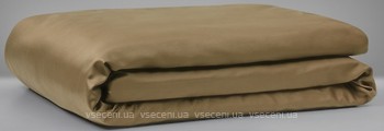 Фото MirSon 0211 Cacao Простирадло сатин 150x220