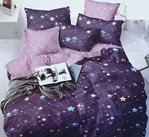 Фото Selena 100638 Зірки фіолетові двоспальний Євро
