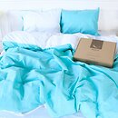 Фото MirSon White-Mint Ranforce Elite двоспальний