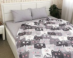 Фото Руно Grey Cat полуторний (677.114Б_Grey Cat)
