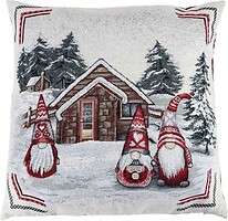 Фото Прованс наволочка Snowfall Будиночок і гноми 45x45 (023404)