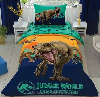 Фото TAC Jurassic World Camp детский полуторный