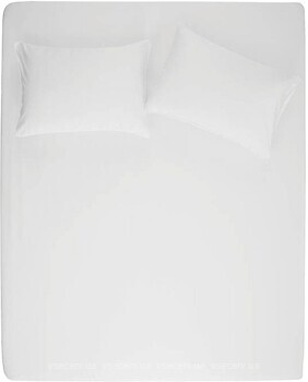 Фото Penelope Stella white белый простынь на резинке с наволочками 180x200+50x70 2 шт (svt-2000022278720)