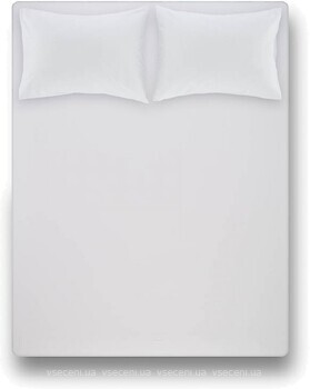 Фото Penelope Lia white білий простирадло з наволочками 280x300+50x70 2 шт (svt-2000022312707)