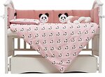 Фото Twins Panda постельный комплект 7 эл. pink(4075-TP-08)