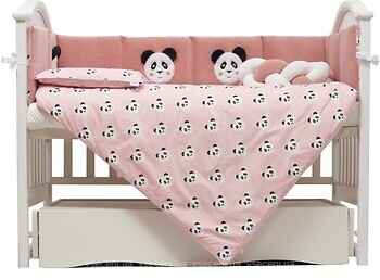 Фото Twins Panda постільний комплект 7 ел. pink(4075-TP-08)