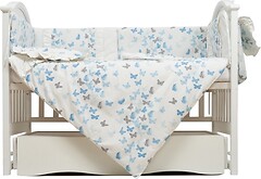 Фото Twins Romantic Spring collection постельный комплект 7 эл. Butterfly white (4027-TRS-401)