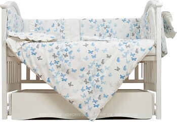 Фото Twins Romantic Spring collection постільний комплект 7 ел. Butterfly white (4027-TRS-401)