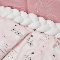 Фото Twins Fluffy Puffy Постільний комплект 7 ел. powder pink (4076-TFP-24)