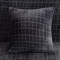 Фото Homytex Наволочка декоративна мікрофібра темно-сіра 45x45 (HT-256004)