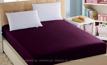 Фото Utek Jefferson Sateen Dark Plum простирадло 143x215