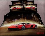 Фото Love You Ferrari STP511 сатин 3D сімейний (0312)