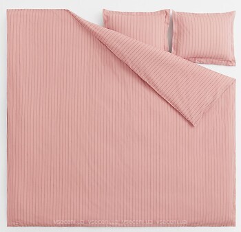 Фото H&M Смужка рожева двоспальний (1072384002)