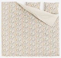Фото H&M Світло-бежевий квітковий двоспальний (0978086001)
