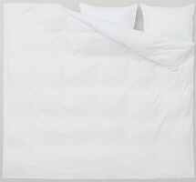 Фото H&M Білий смужка сатин двоспальний (0924506002)