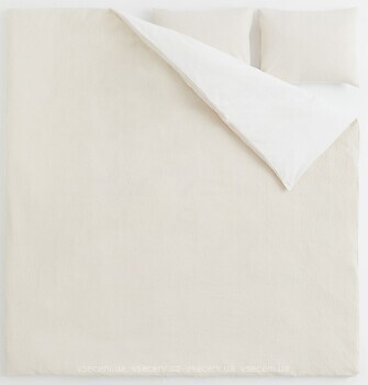 Фото H&M Світло-бежевий вафельне плетіння двоспальний (1031268001)
