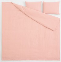 Фото H&M Пудрово-розовый муслин двуспальный (0888322012)