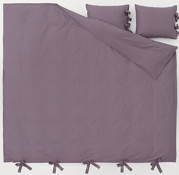Фото H&M Темно-фіолетовий з зав'язками двоспальний (0989656003)