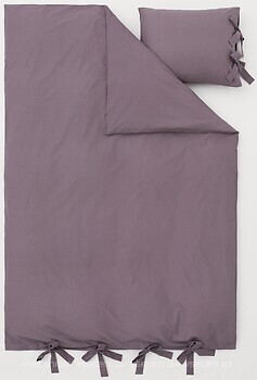 Фото H&M Серо-фиолетовый с завязками односпальный (0989654003)