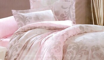 Фото Selena 150586 Вензель рожевий двоспальний Євро