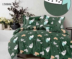 Фото Selena 150806 Серця Green двоспальний