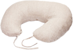 Фото Лин-текс Льняная подушка для кормления (ткань лен) 60x80