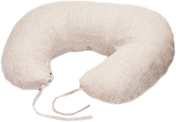 Фото Лин-текс Льняная подушка для кормления (ткань лен) 60x80