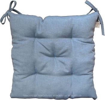 Фото Прованс Ретро синяя подушка на стул 40x40 (015188)