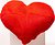 Фото Yarokuz Сердце красная 150 см