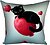 Фото Presentville Черный котик на красном шаре 50x50 (5P_LP261)