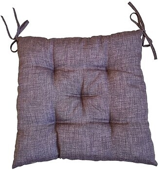 Фото Прованс Top Hit коричнева подушка на стілець 40x40