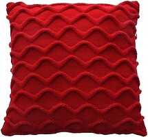 Фото Прованс Хвилі червона подушка декоративна 33x33 (027420)