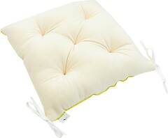 Фото MirSon Подушка на стілець Cream Velvet 40x40 (28-0004)